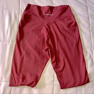 Alphalete Alphalux legging - maroon